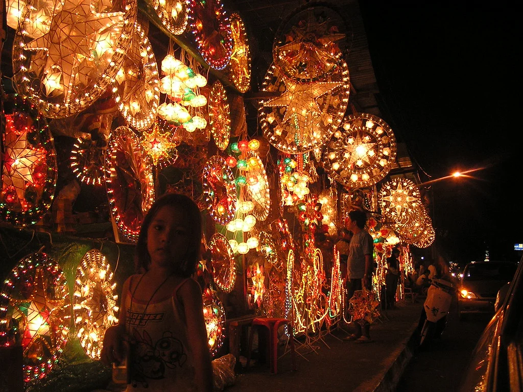 Lantern Festival Parol Christmas lights Pampanga Philippines night display