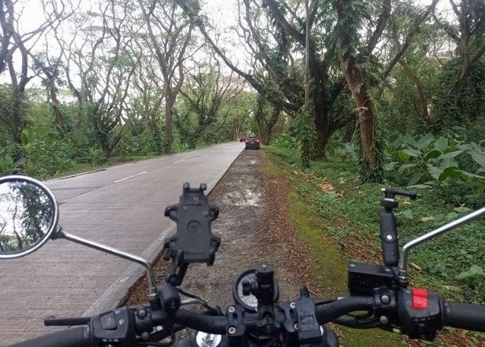 Motorbike rental gear included in Puerto Princesa